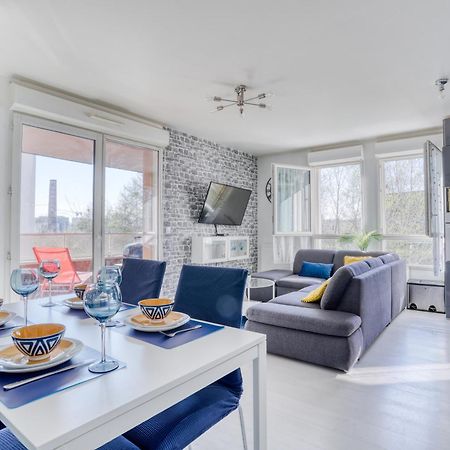 "Le Serenity ", Appartement Spacieux ,Balcon, Parking Prive Gratuit, Netflix, Proche Cdg Et Stade De France Stains Dış mekan fotoğraf