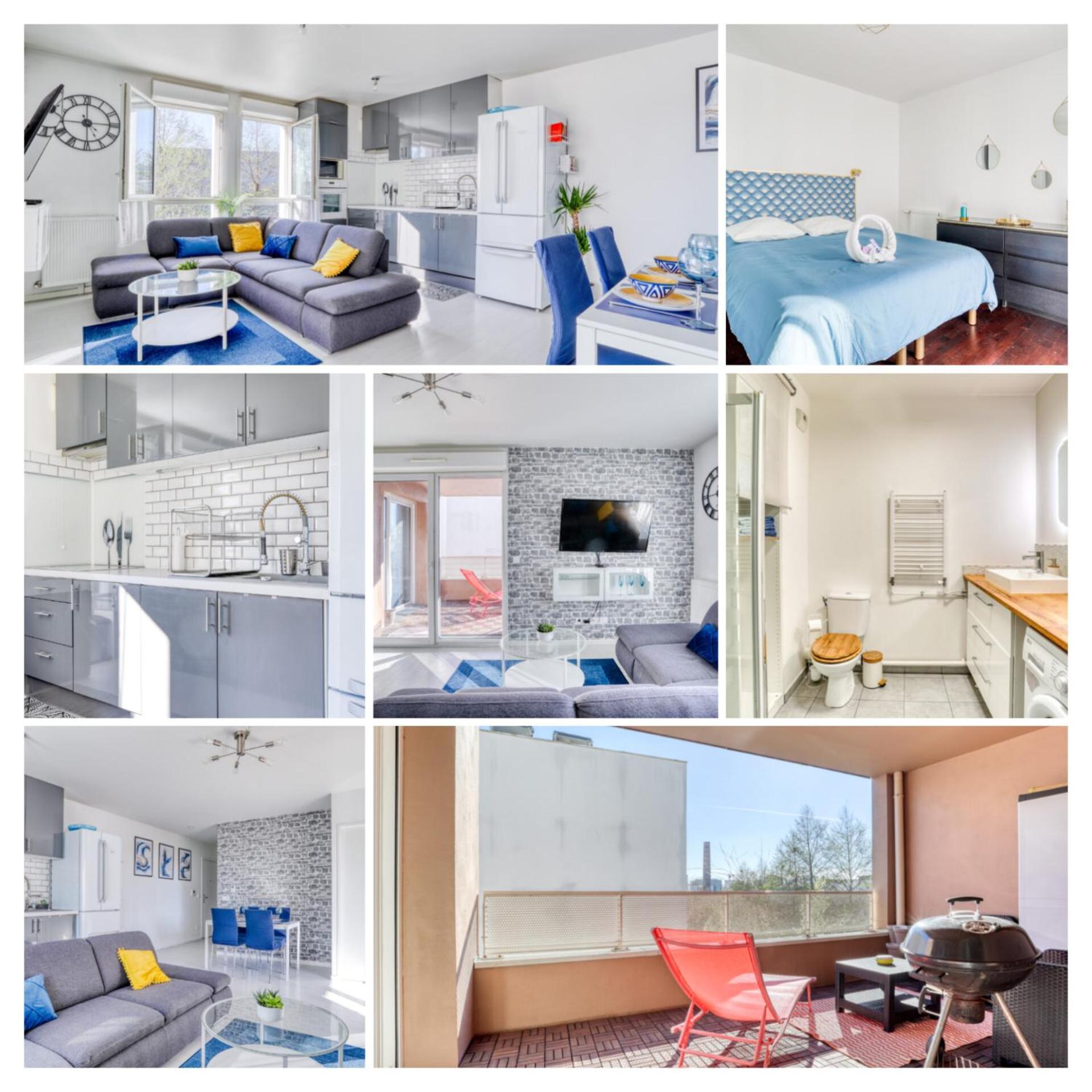 "Le Serenity ", Appartement Spacieux ,Balcon, Parking Prive Gratuit, Netflix, Proche Cdg Et Stade De France Stains Dış mekan fotoğraf