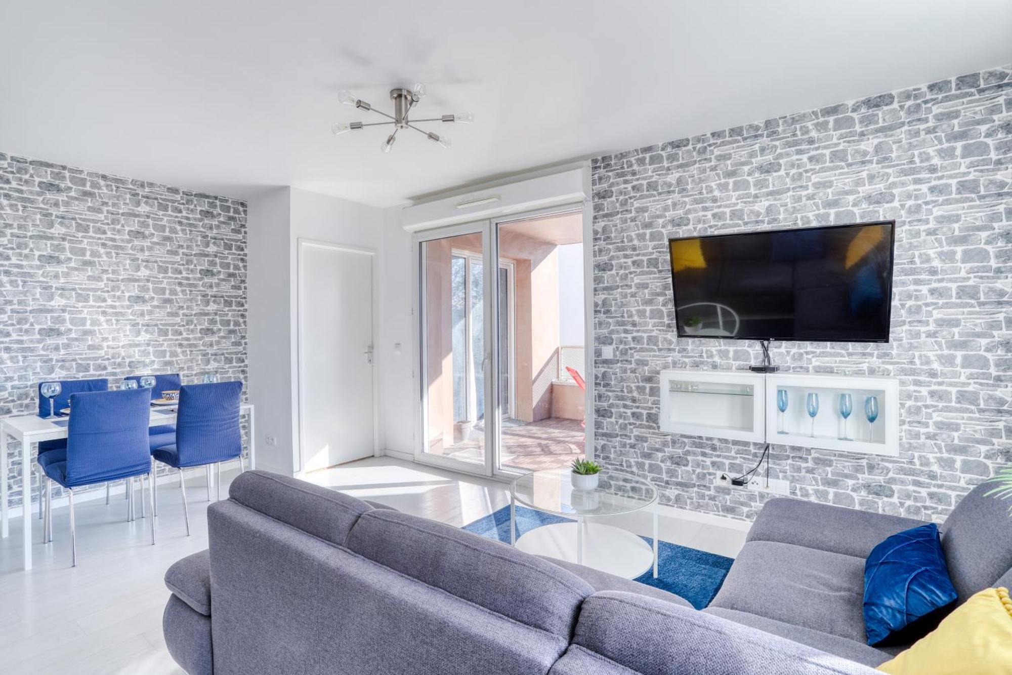 "Le Serenity ", Appartement Spacieux ,Balcon, Parking Prive Gratuit, Netflix, Proche Cdg Et Stade De France Stains Dış mekan fotoğraf